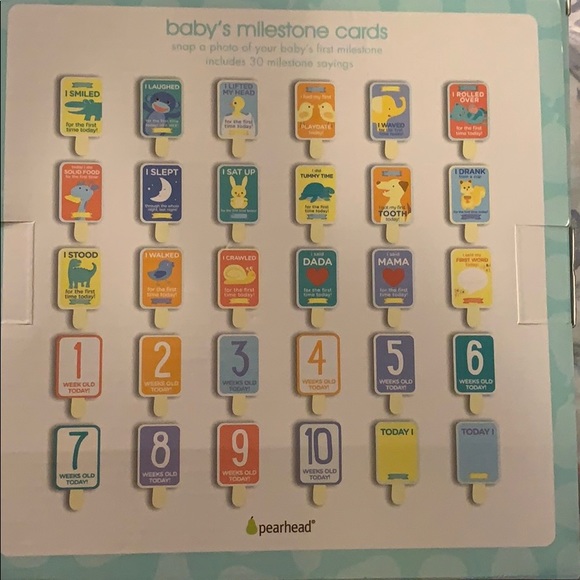 Baby milestone cards - Picture 2 of 2